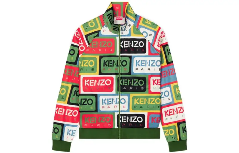 【Previous Season】logo-print high-neck jacket