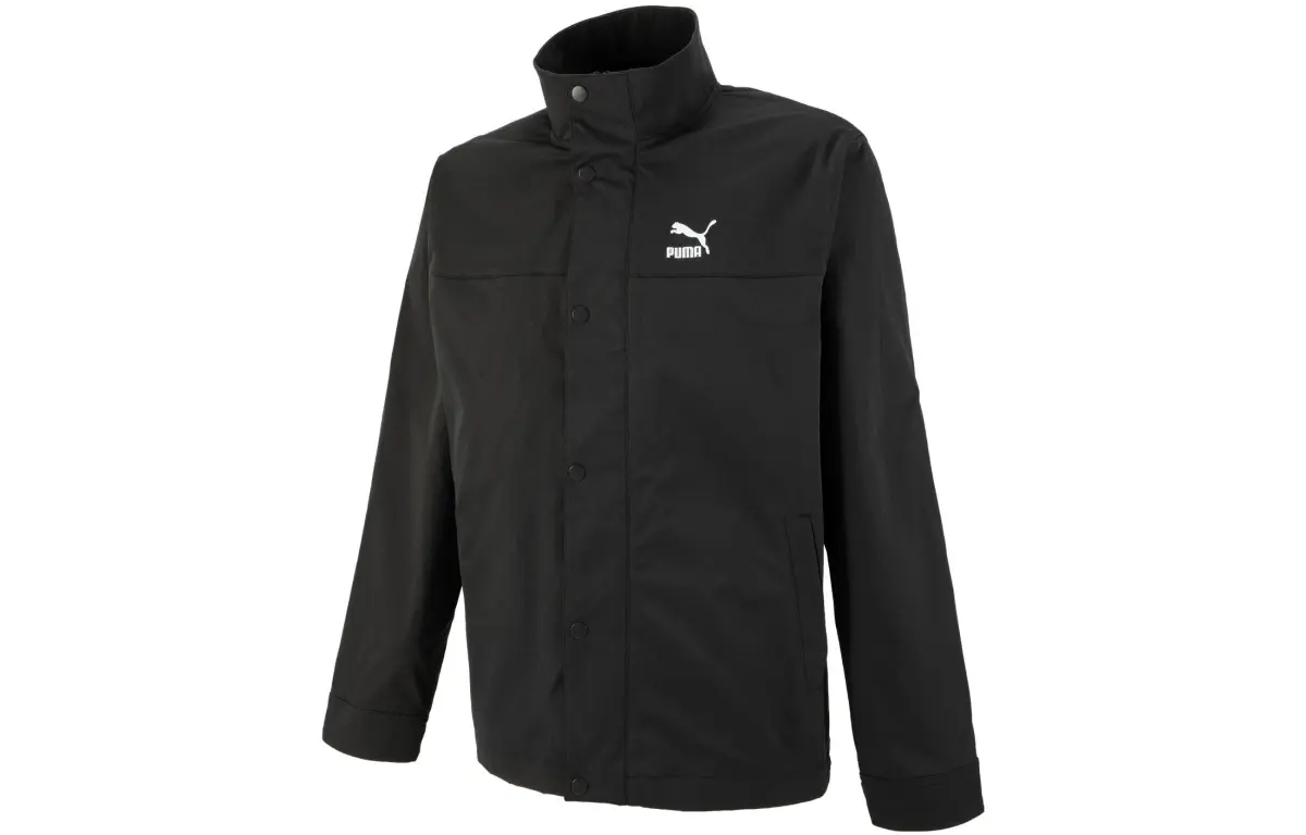 PUMA Jackets Men's Black Turtleneck Moderate Other