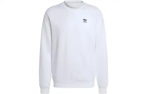 Adidas Originals Trefoil Essentials Crewneck Sweatshirt Men's White