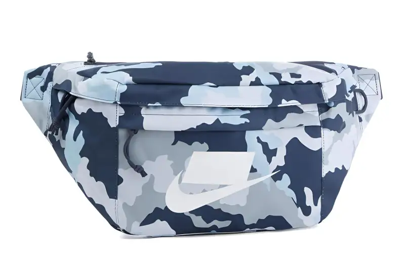 Nike Fabric Fanny Pack Regular Unisex Camouflage Blue