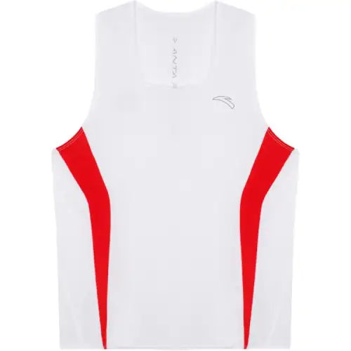 Anta Running Collection Running Tank Top Men's Pure White/Classic Red
