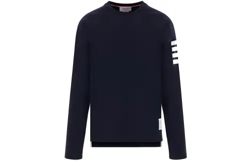 THOM BROWNE 4 Bar Striped Crewneck Sweatshirt