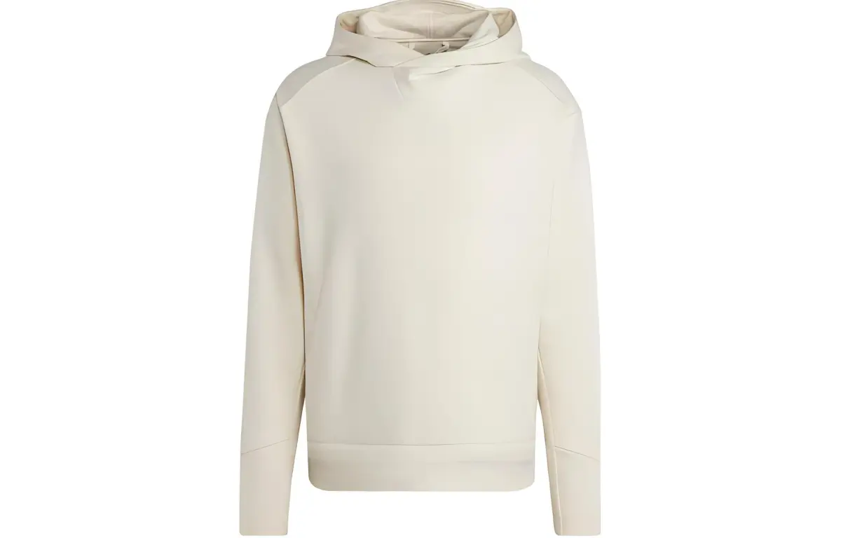 Adidas Sweatshirts Unisex White Hooded Moderate Regular