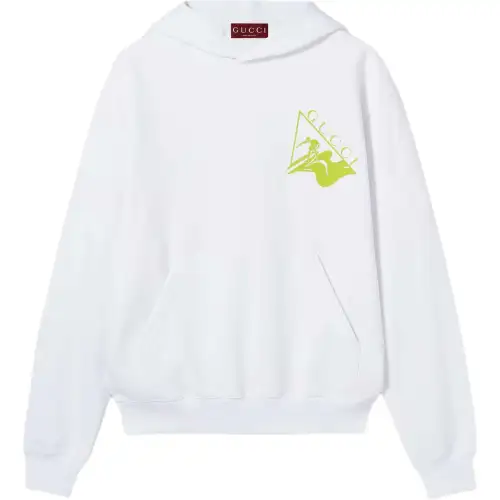 Gucci logo-print cotton hoodie