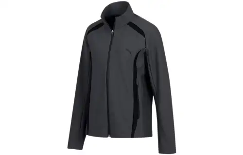 PUMA Jackets Men's Gray Stand Collar Moderate Other