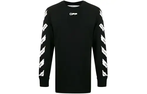OFF WHITE Airport Tape Long Sleeve T Shirt