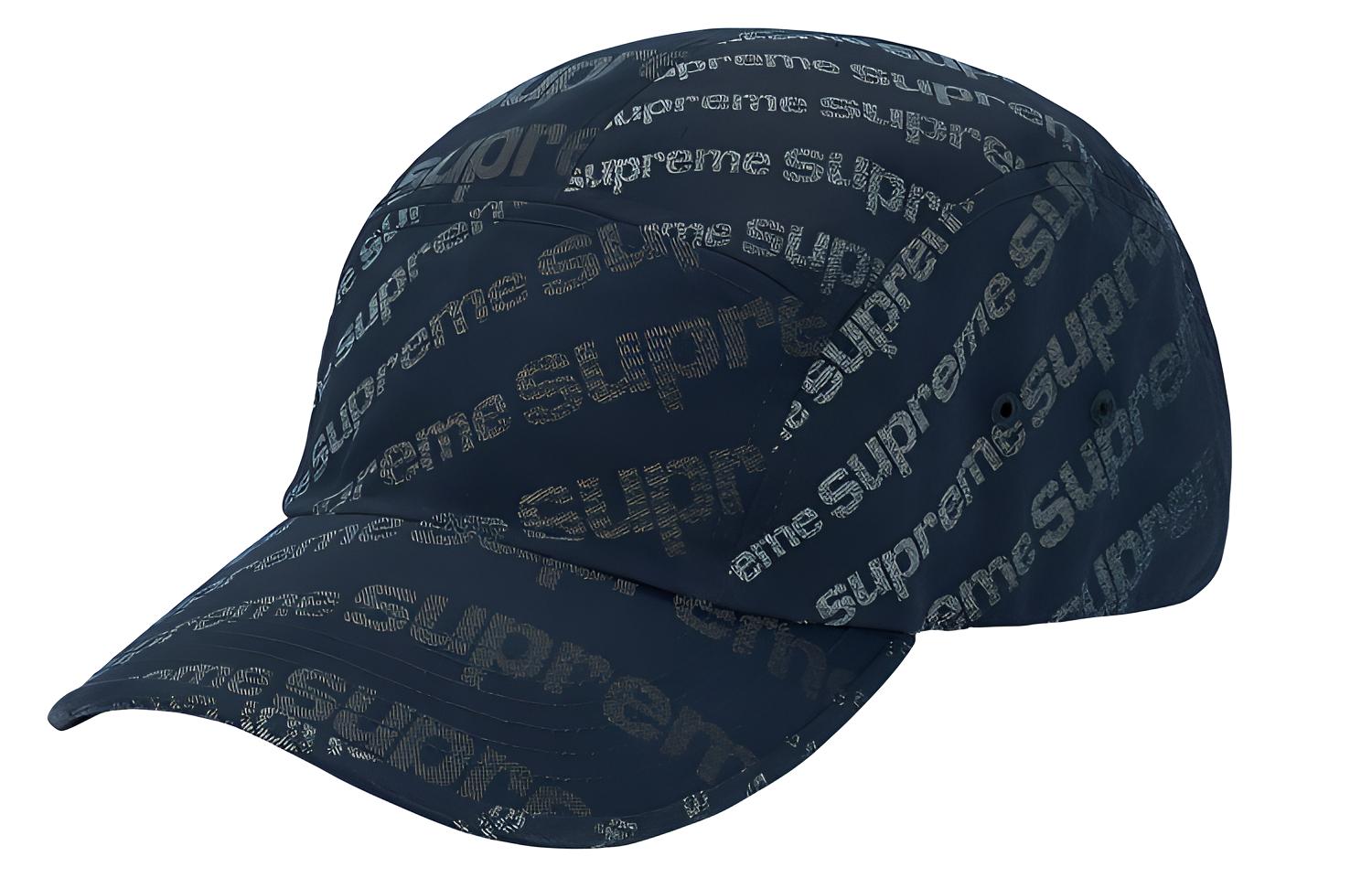 Кепка Supreme SS20 WEEK 11 Radial Camp Cap //// (черная) — фото 2