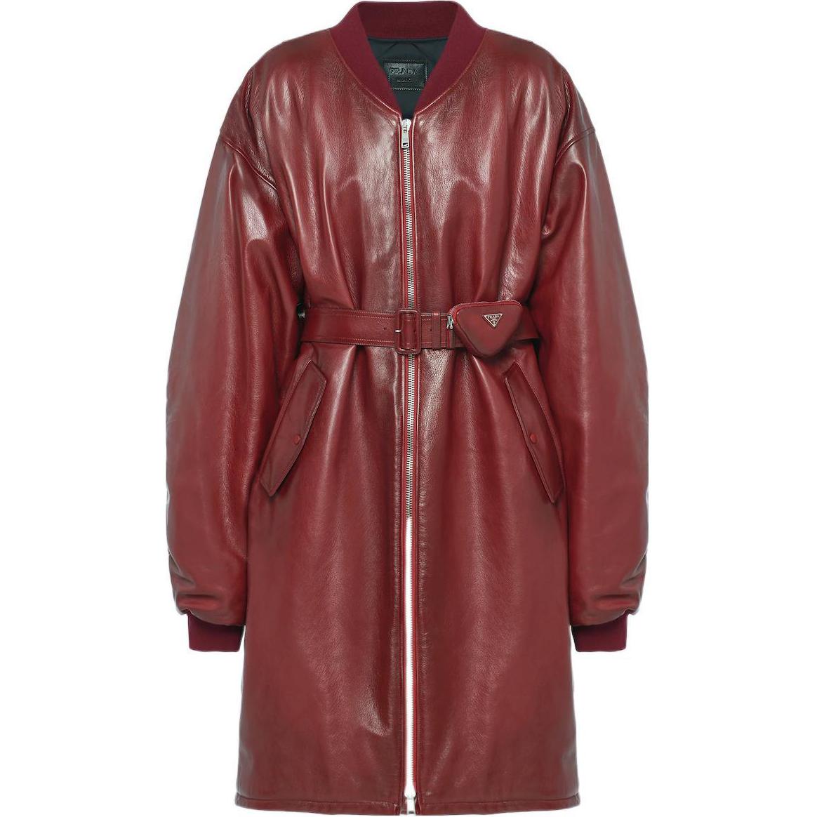 PRADA FW22 Jackets & Coats Men's Gemstone Red