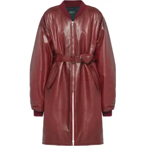 PRADA FW22 Jackets & Coats Men's Gemstone Red