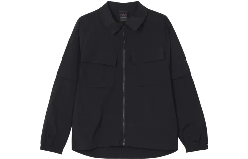 Jordan Jackets Men's Black Pointed Collar Moderate Workwear