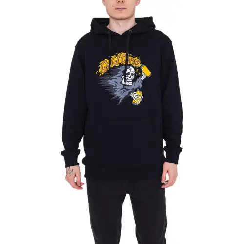 Vans Sweatshirts Men's Black Hooded Moderate
