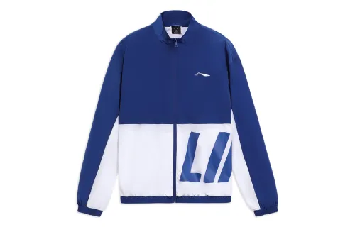 Li Ning Sports Life Collection Jacket Unisex Dark Blue/Ivory