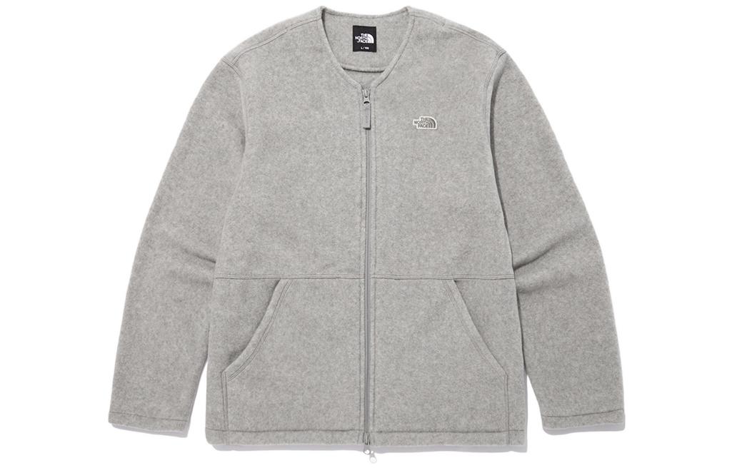 THE NORTH FACE Fleece Tops Men’s Gray Collarless Thickened Other