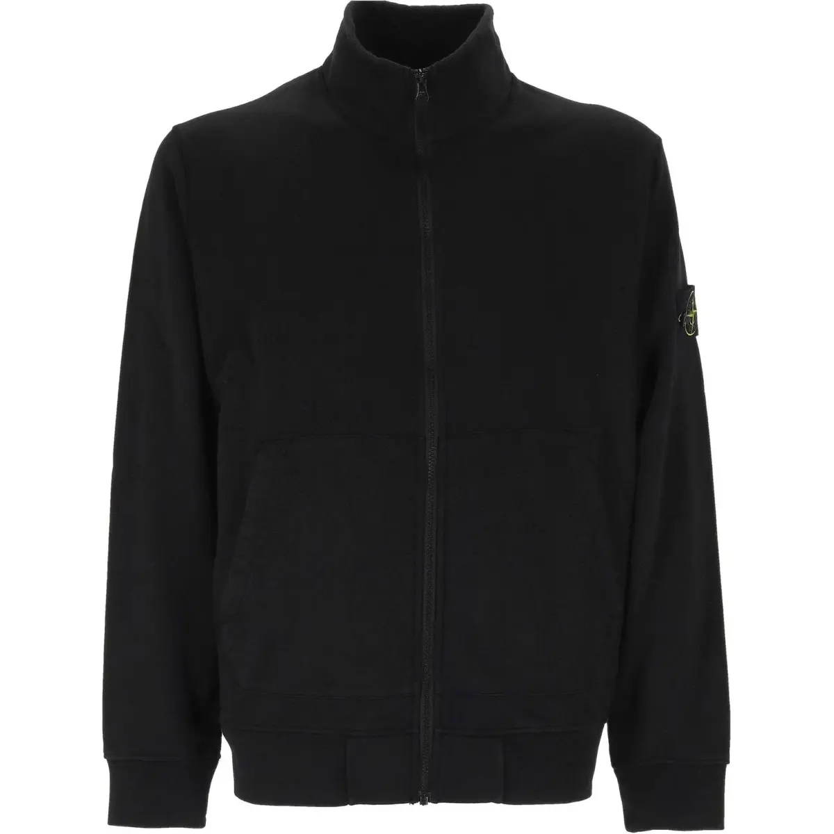 STONE ISLAND Compass Patch Zip Up Sweatshirt