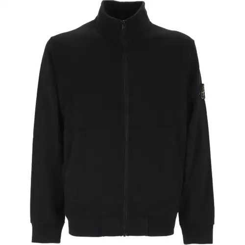 STONE ISLAND Compass Patch Zip Up Sweatshirt