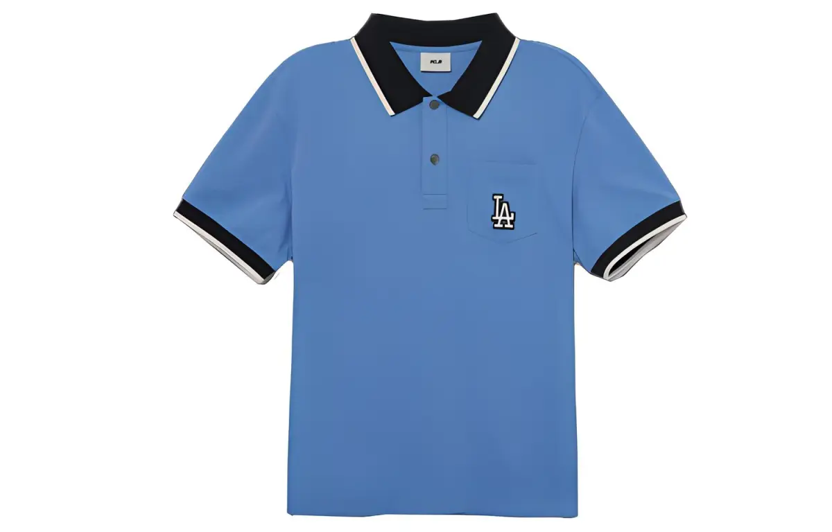 MLB Polo Shirts Men's Blue Moderate