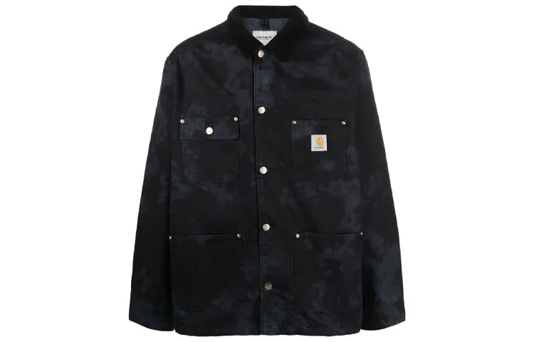 Carhartt WIP Jackets Men's Black Lapel Moderate Other