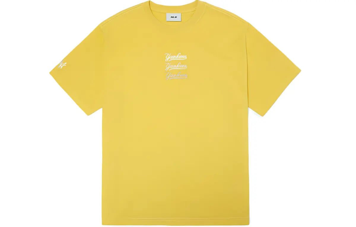MLB T Shirt Unisex Mustard Yellow
