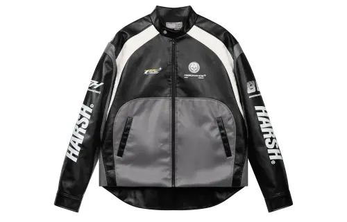 HARSH AND CRUEL Soccer Sports Structure Jackets Unisex Lapel Moderate Pilot