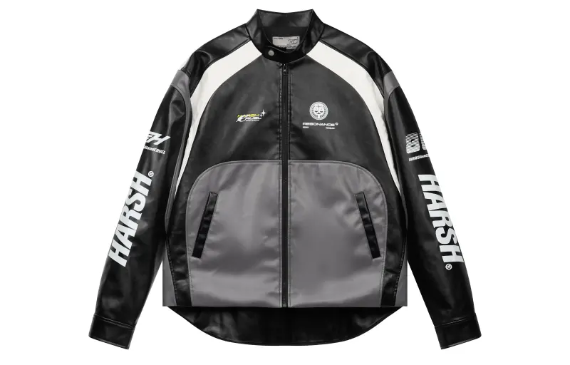 HARSH AND CRUEL Soccer Sports Structure Jackets Unisex Lapel Moderate Pilot