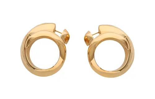 Bottega Veneta Spiral Earrings