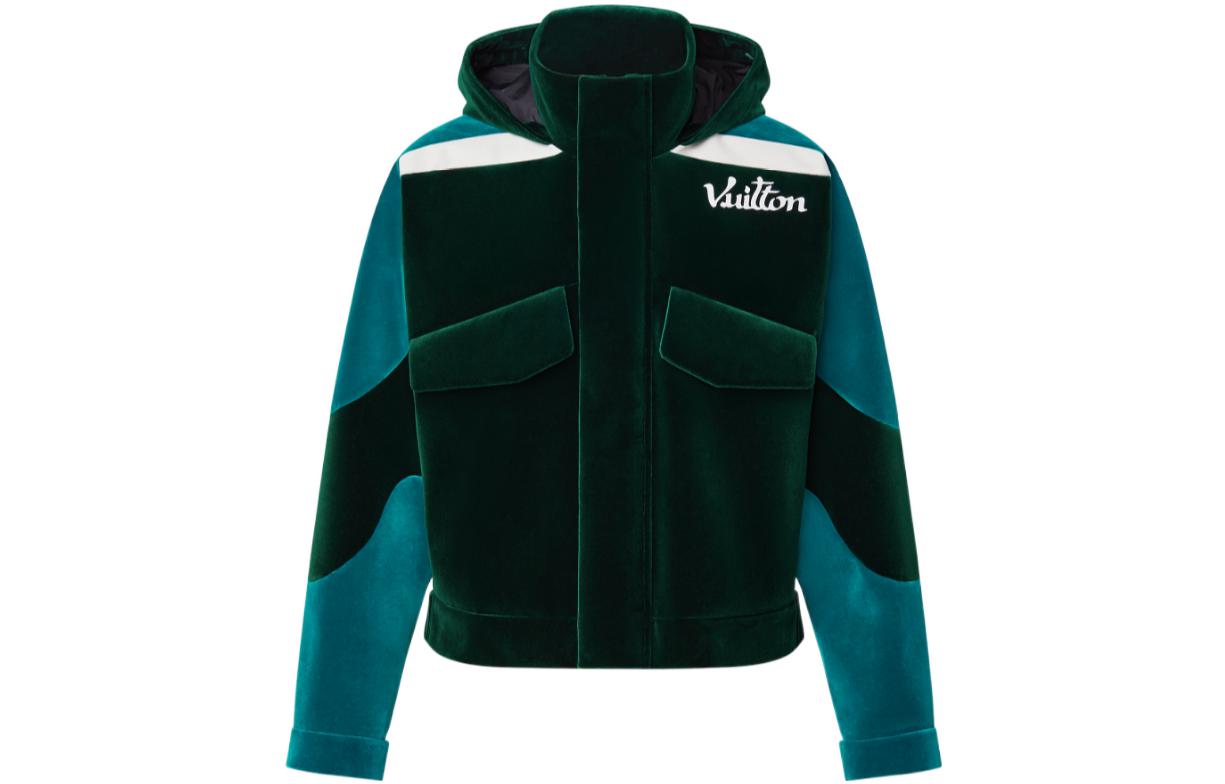 LOUIS VUITTON 2010s Velour Windbreaker