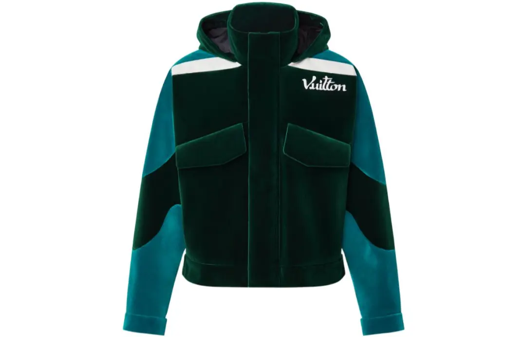 LOUIS VUITTON 2010s Velour Windbreaker