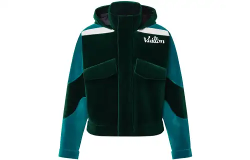 LOUIS VUITTON 2010s Velour Windbreaker
