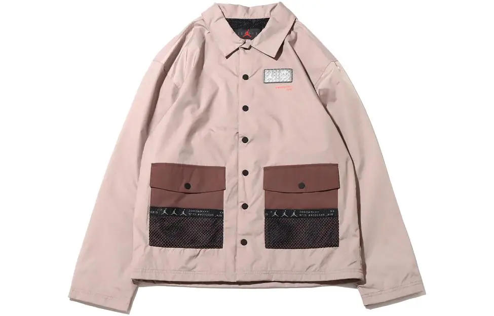 Jordan Jackets Men's Brown Lapel Moderate Workwear