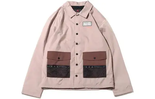 Jordan Jackets Men's Brown Lapel Moderate Workwear