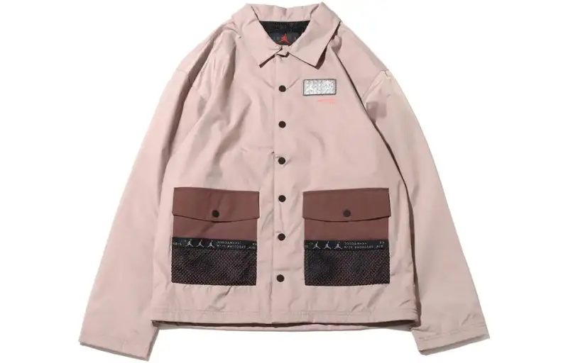 Jordan Jackets Men's Brown Lapel Moderate Workwear