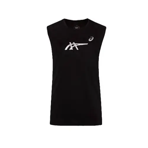 Asics Tank Top Men's Black Silver