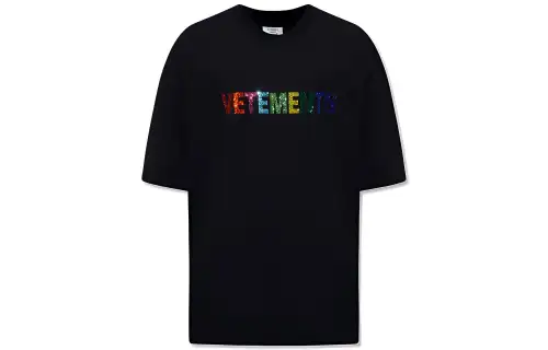 Vetements Crystal Logo T Shirt