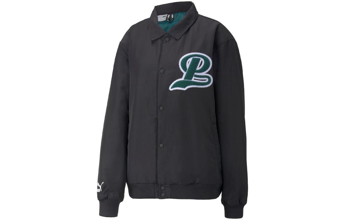 PUMA Jackets Men's Black Lapel Moderate Other