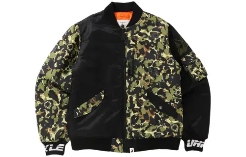 Bape X Unkle Mwa Camo MA 1 Jacket