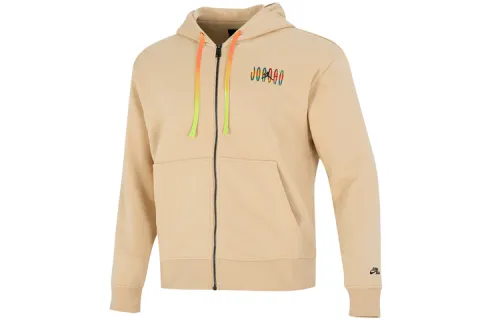 Jordan Jackets Men's Khaki Hooded Moderate Other
