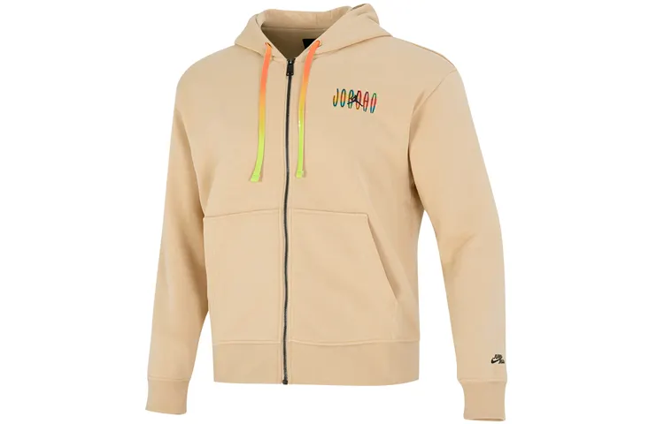 Jordan Jackets Men's Khaki Hooded Moderate Other