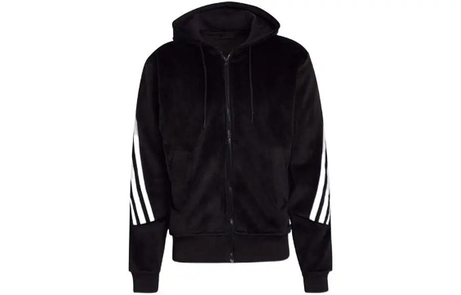 Adidas Jackets Men's Black Hooded Moderate Other
