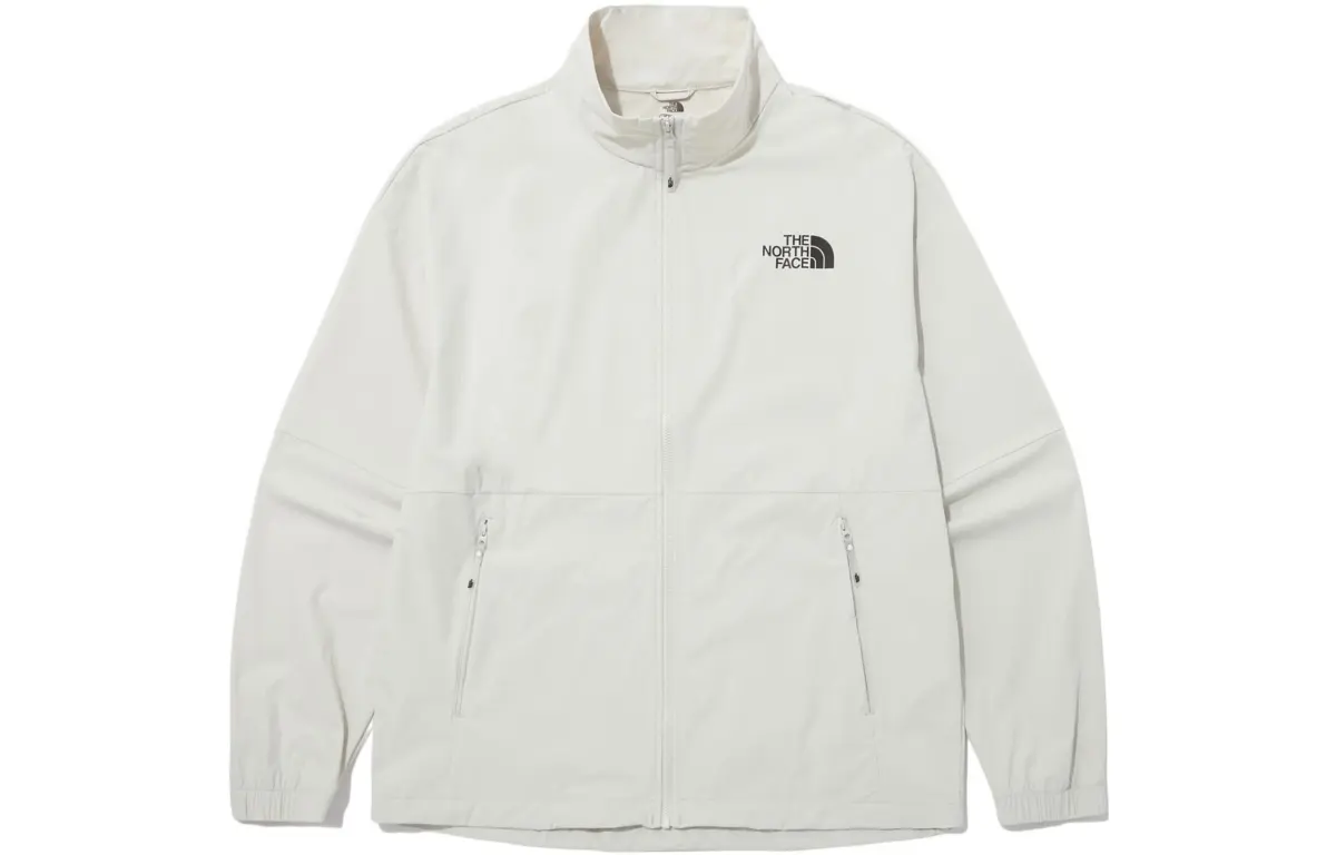 THE NORTH FACE Jackets Unisex White Stand Collar Moderate Other