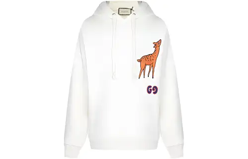 GUCCI Sweatshirts Unisex Beige Hooded Moderate Other