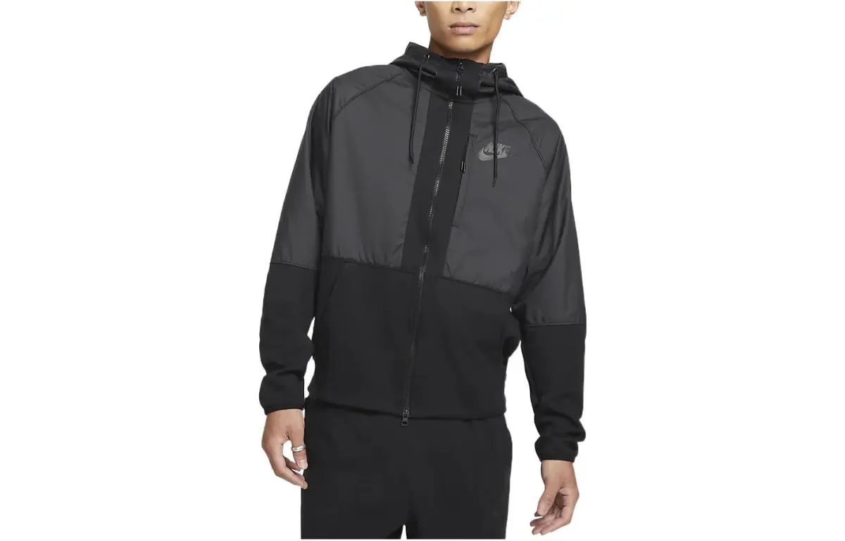 Nike Jackets Men's Black Hooded Moderate Other