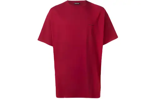 Balenciaga T Shirt Men's Burgundy