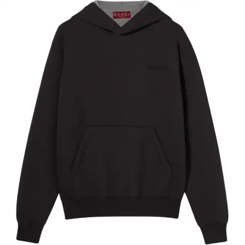 GUCCI Embroidered Jersey Sweatshirt