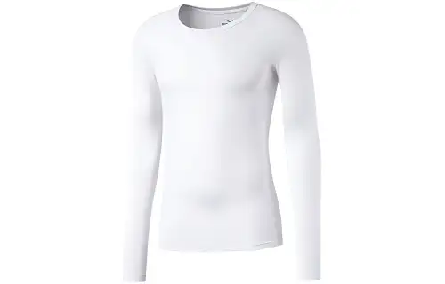 PUMA Liga T Shirts Men's White Crew Neck Moderate