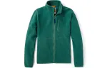 Timberland Fleece Tops Men's Medium Green Stand Collar Moderate Other