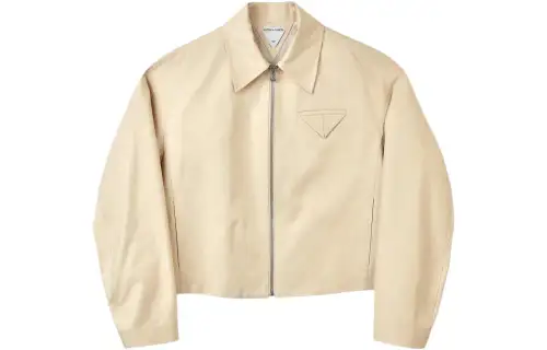 Bottega Veneta Jackets Men's Beige Lapel Moderate Other