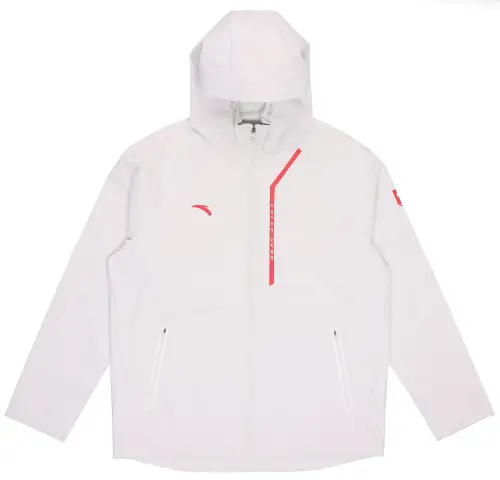 ANTA Jackets Men's White Hooded Moderate Other