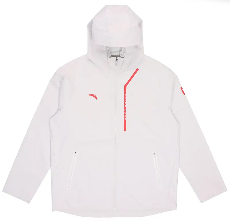 ANTA Jackets Men's White Hooded Moderate Other