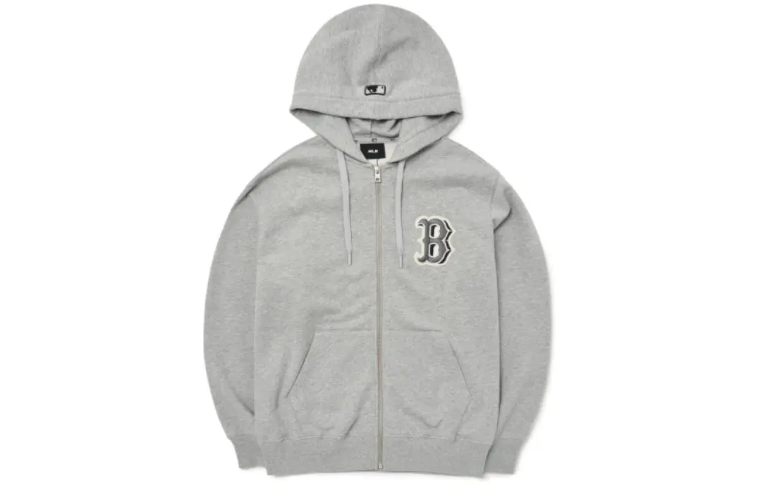 MLB Basic Logo Jacket Unisex Gray