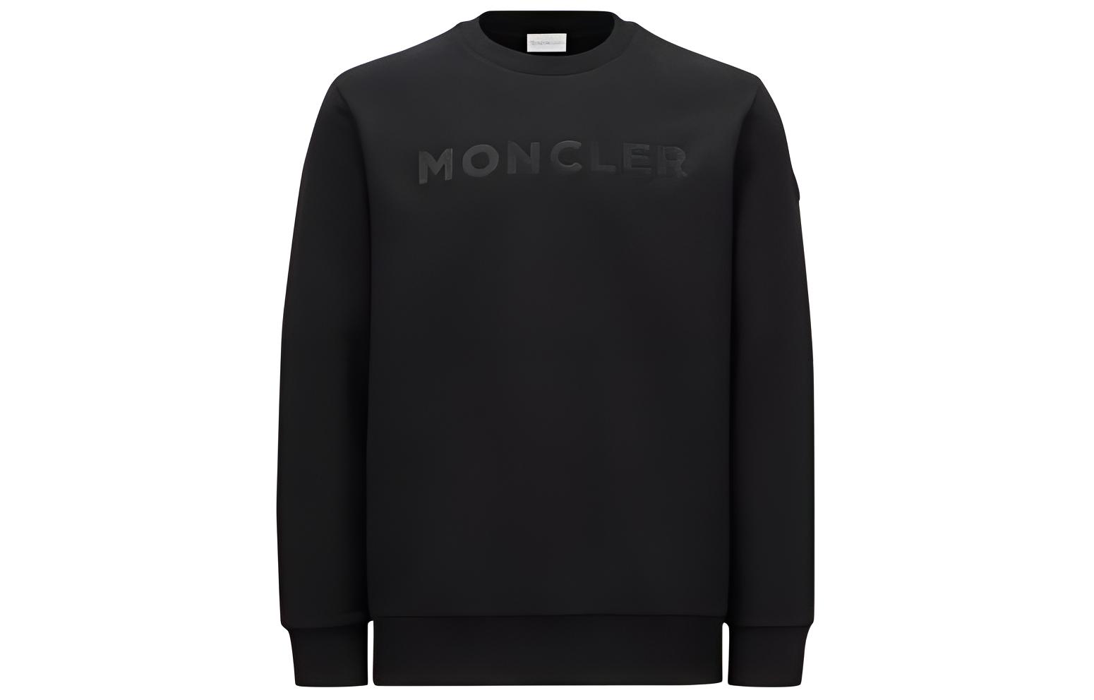 Мужские худи Moncler Сrewneck (черное)
